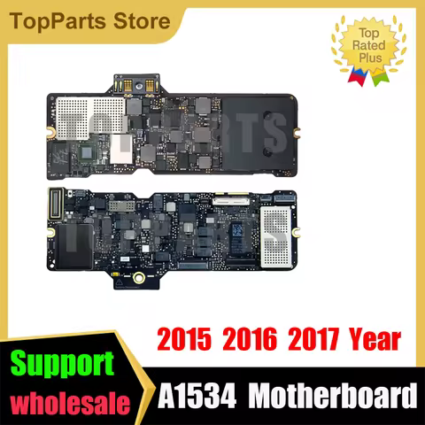 A1534 Motherboard 820-00045-A 820-00244-A Suitable for 12" A1534 Logic Board 8GB 16GB 256GB 512GB 20