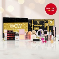 POPFEEL 24-piece Christmas Beauty Advent Calendar with Glitter Gold and Black Case