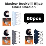 Masker Duckbill Hijab Masker Duckbill Headloop Masker Earloop Duckbil