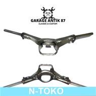 Stang stir kepala batok atas honda c70 bekjul pispot Aksesoris Sparepart Motor Classic