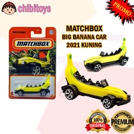 Matchbox BIG BANANA CAR 2021yellow - BANANA ROLLER COASTER CAR MBX BANANA BANANA ORIGINAL MATTEL DIECAST ORIGINAL MBX IMAGINATIONS
