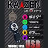 12V USB 5V-1.5A Motorcycle Adaptor Waterproof Charger Adapter Port Socket Ready Stock Clearance