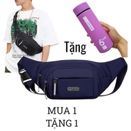 (FREE WATER BOTTLE) COMBO Set of Crossbody Bag, Belly Bag + 6UOP 450ml Water Bottle