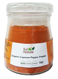 Sun Nature - Organic Cayenne Pepper Powder 70G