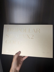 TriPollar Stop VX2 Gold 美容儀 連原裝盒 包2枝金箔專用凝膠gel 初普金礦版提拉緊緻射頻美容儀 包埋轉插