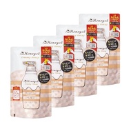 Honeyche Creamy Honey Treatment Refill Set (4 pieces) [Honey Hair Care Made in Japan Damage Repair S