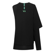 Y-3/Y3 Yohji Yamamoto Fashion Fake Two-Piece Casual T-Shirt DRY CREPE JERSEY HD3588