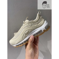 [AND.]NIKE W AIR MAX 97 LX Beige Milk Tea Retro Woven Women 4144-200