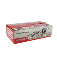 410Stainless Steel Cookware Set Kettle Milk Pot Soup Pot Flat-bottomed Pot Practical Pot for Family1