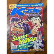 K-Zone Vintage Magazine November 2003 w/o Foldabots - Preloved BEYBLADE V FORCE : Super Yoyo Rugrats