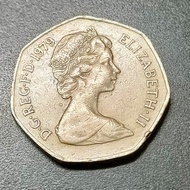UK QE II 50 New Pence 1979