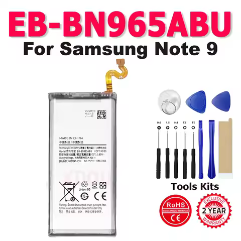 New Phone EB-BN965ABU Battery For Samsung Galaxy Note9 Note 9 N960U SM-N9600 SM-N960F N9600 SM-N965F