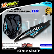 OLD MIO UV STRIPING/ TRANSPARENT MIO STICKER CUTTING TRANSPARENT UV STICKER MIO 2003 CUTTING/UV STIC