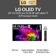 65 inch LG OLED evo AI G6 4K Smart TV 2026