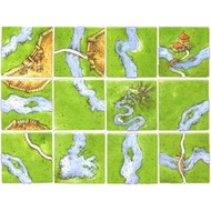 Happy Cabin Board Game Carcassonne River Expansion 1 Carcassonne: I-Chinese Version Taichung