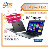 HP ELITEBOOK 840 G2 14 INCH SLIM - INTEL I5-5200U 5TH GEN / 8GB DDL3 RAM / 256GB SSD / WIN 10 PRO