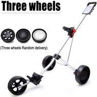 🇲🇾 Lightweight Golf Trolley Cart with Brake Aluminium - Golf Cart 3-Wheels Push Pull Golf Cart