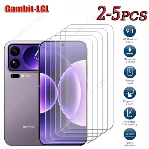 2-5PCS 9H HD Tempered Glass For Xiaomi 17 Pro Max ON Xiaomi17ProMax Xiaomi17Pro Xiaomi17 17Pro Scree