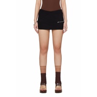 Beuter Women's Short SUEDE SKIRT - BEUTER WMNS SUEDE MINI SKIRT - BLACK