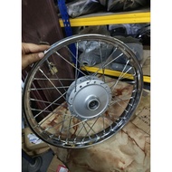 Rim besi complete modenas Kriss 110 kriss-1 CT110 CT100 MR-1 KRISS-100 DEPAN 1.4X17 /BELAKANG 1.6X17