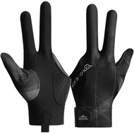Pool Glove Left Hand, Billiard Pool Gloves for Left Hand 3 Finger, Snooker Cue Sport Glove Popular, 
