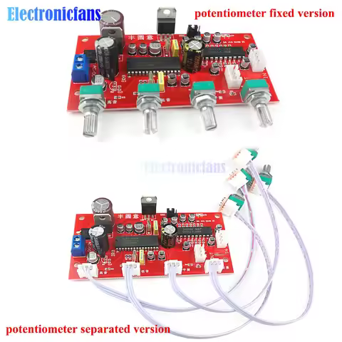 UPC1892 HIFI Stereo Preamp Amplifier Volume Tone Control JRC2150 BBE Sound Adjustment Preamplifier T