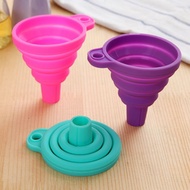 Silicone foldable funnel kitchen funnel mold