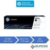 HP 204A Black Original LaserJet Toner Cartridge [CF510A]