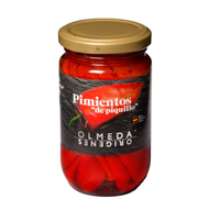 โอลเมด้า พริกหวานสเปนพิควิลโล 14-16 ชิ้นในขวดแก้ว 290 ก. - Piquillo Peppers in Glass 14/16 Pieces 29