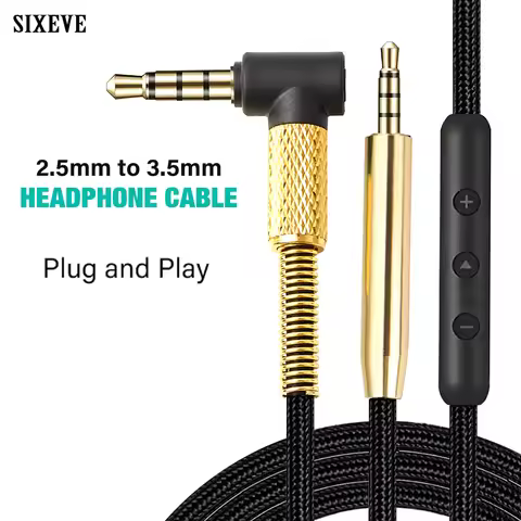 3.5mm To 2.5mm Jack Audio Cable For AKG Y50 Y45 Bose QC25 OE2 QC35 JBL S700 Headphones Adapter Conne
