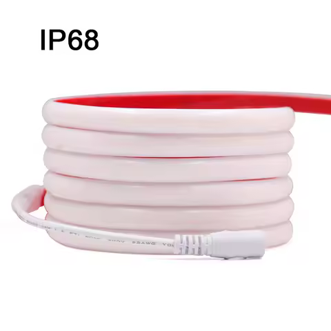 IP68 Waterproof COB LED Strip Light 12V 24V 5m 10m 15m 20m 0.5m Flexible Tape 320LED/m High Density 