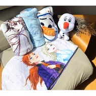 7-11 Frozen Dual-Use Large Blanket Elsa Anna Snow Treasure Sisters