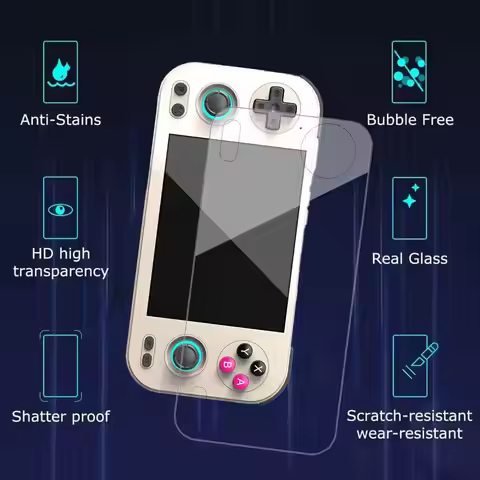 For Anbernic RG476H Tempered Glass Screen Protector, 9H Hardness HD Clear Bubble-Free Anti-Scratch E