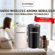 [SH60 CLEARANCE SALE] Waterless Wireless Aroma Nebulizer Diffuser