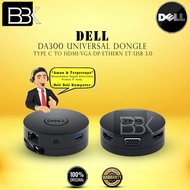Dell DA300 Universal Dongle-Type C to HDMI VGA DP Ethernet USB Type C