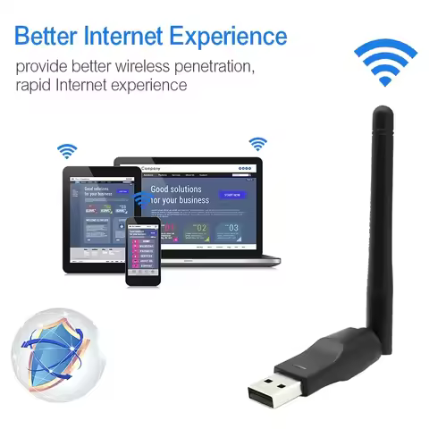 150Mbps Mini USB WiFi Adapter RTL818 MTK7601 Wireless Network Card LAN Wi-Fi Receiver Dongle 20dBm A