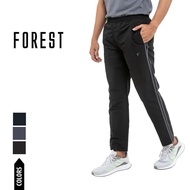 Forest Seluar Track Lelaki | Forest Double Taping Slim Fit Tracksuit Men Track Pants Unisex Track Bo