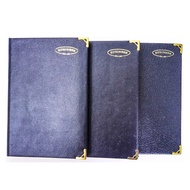 SET OF 2 Hai Tien Business Leather Cover Notebooks B3/B5/B6/B7/B8 - 160 Pages - Horizontal Lines (1 