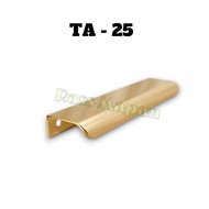 Minimalist Interior Drawer Cabinet Pull Handle TA-25 Gold Mirror
