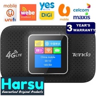 Tenda 4G185 4G LTE Advanced Portable Wireless WiFi Modem Router MiFi Webe UNIFI DIGI YES CELCOM Orig