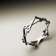 多小剪刀銀戒指