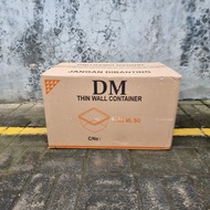 promo termurah grosir! thinwall dm 3000 ml square isi 150pcs original