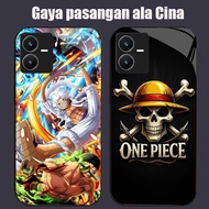 DK-81 Zoro ONE PIECE Casing GLASS soft frame black VIVO iQOO Z6 Y35 Y22S Y28 Y75 Y55 Y22 V25 5G