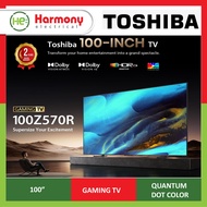 (NEW) TOSHIBA 100" 4K UHD Smart Gaming TV 144Hz REGZA Power Audio PRO 100Z570RP Z570 SERIES