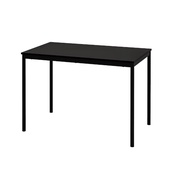 SANDSBERG Table, black 110x67 cm Meja Makan IKEA