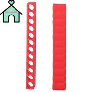 OTUINSG Drill Bit Holder, Red 1/4-inch Bit Holder, Drill Bit Storage Hex Plastic 12-hole Drill Bit O