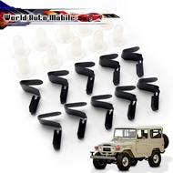 Side Panel Clip (Steel + White Bushing) Toyota Land Cruiser BJ40 BJ43 FJ40 HJ45 HJ47 BJ42 FJ45 FJ50 