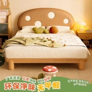 Children Bed Boys Girls 1 Meter 2 Single Bed Frame Cream Princess Bed Soft Bag Bedroom Bed Small Apa