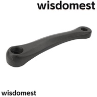 WISDOMEST Bike Left Crank Arm, Black 152mm Hole Distance Bike Crank Arm, Durable Left Arm Aluminum A