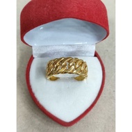 5 gram light gold chain ring